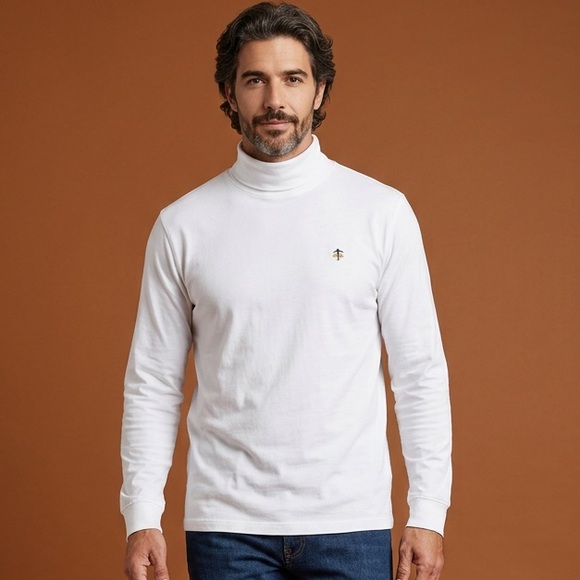 Brooks Brothers Other - Brooks Brothers men's preppy classic long-sleeve cotton turtleneck